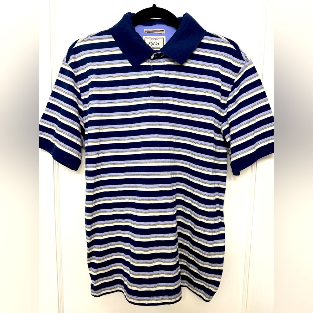 Jos. A. Bank 1905 Collection Blue Polo Size Medium